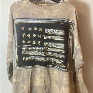 V.C. Torias Wearable Art Flag Top and Skirt